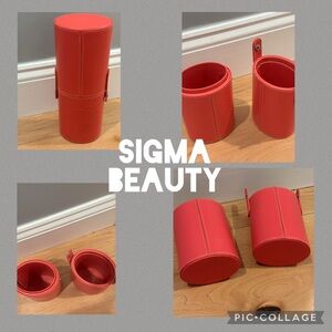 Sigma Beauty pink makeup Brush Case